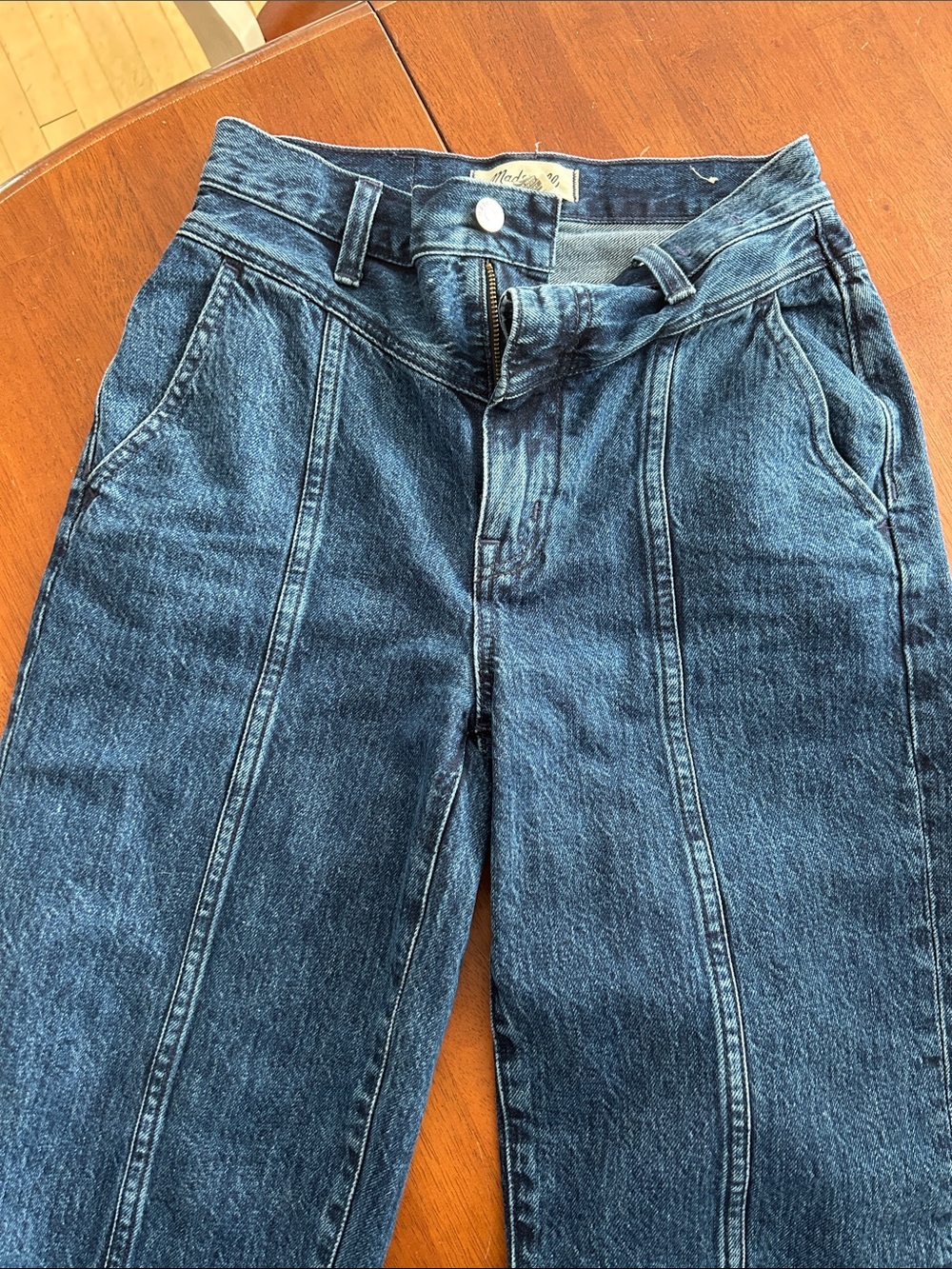 Madewell balloon pants jeans barrel 24 25